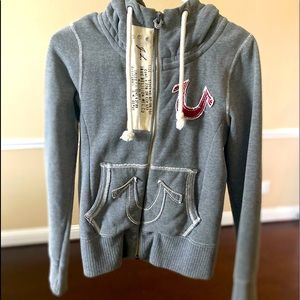 True Religion zip up hoodie